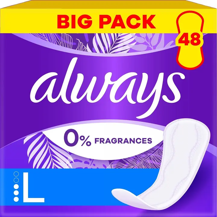 Always Long hajusteeton 48kpl pikkuhousunsuoja