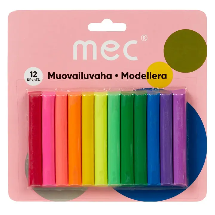 M.E.C muovailuvaha 200g värilajitelma