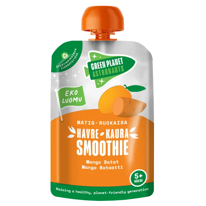 Green Planet Astronauts LUOMU kaurasmoothie mango-bataatti 100g 5kk+