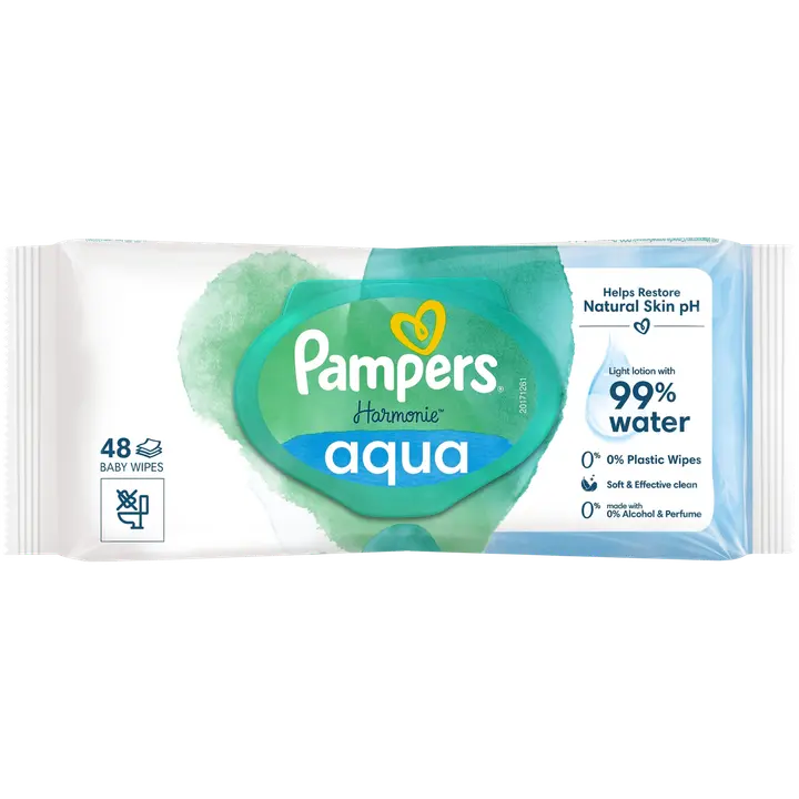 Pampers Harmonie niisked salvrätikud 48tk