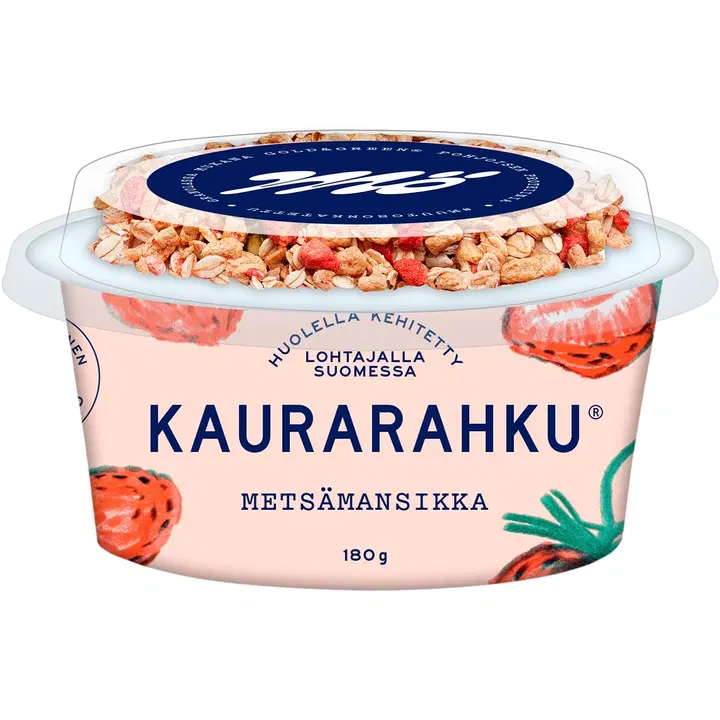 Mö Kaurarahku metsämansikka180 g