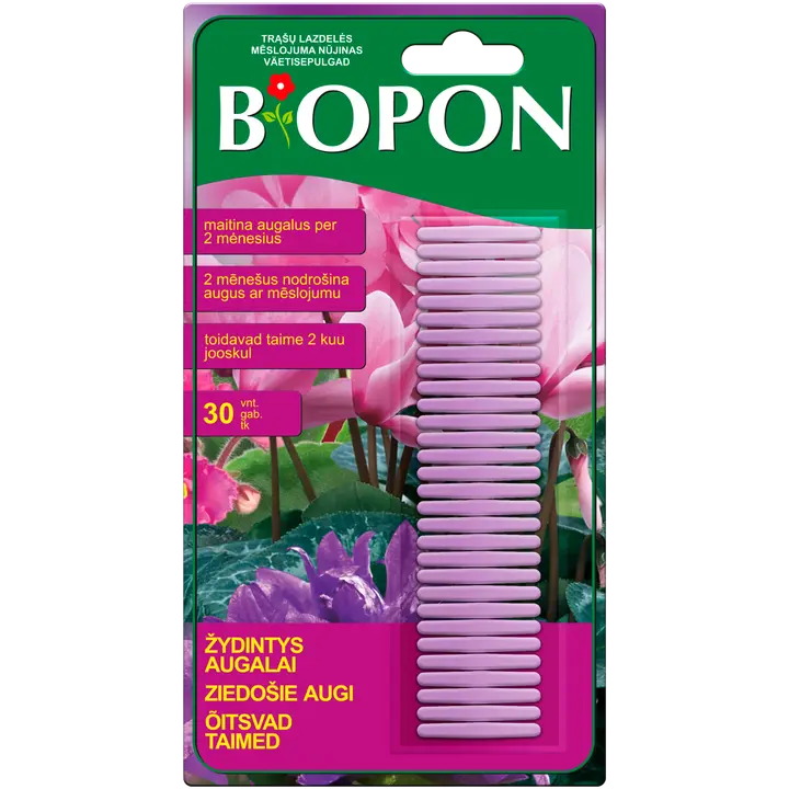 Väetisepulgad õitsvatele taimedele 30 tk