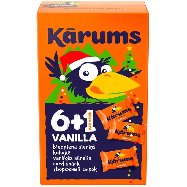 Karums Vanilli glasuurkohuke, 7 x 45 g