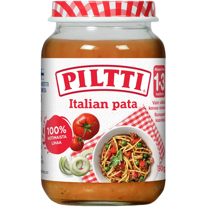 PILTTI 190g Italiensk gryta barnmåltid 1-3år