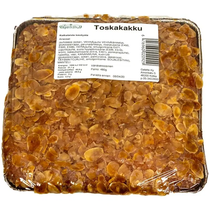 Galette 480g Toscakakku makeapiiras