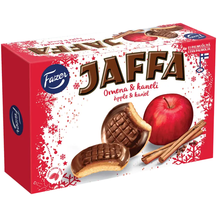 Fazer Jaffa Omena & kaneli leivoskeksi 300g