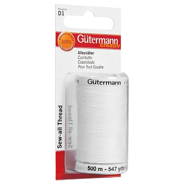 Õmblusniit 500m 100% polüester