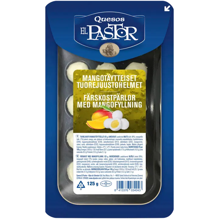 El Pastor Tuorejuustohelmet mango 125g