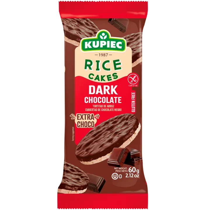Kupiec riisivahvlid tumeda shokolaadiga 60g