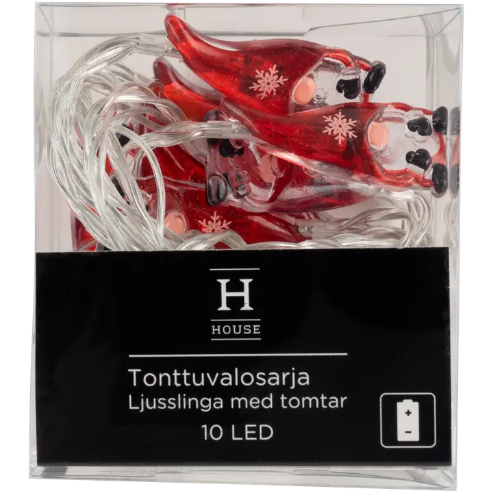 Valguskett päkapikk 10 led