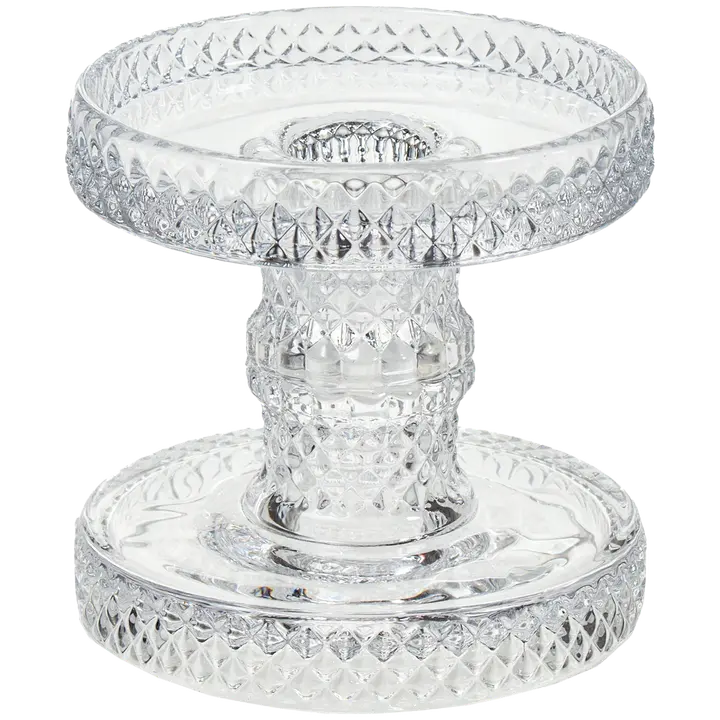 Küünlajalg klaasist 8 cm