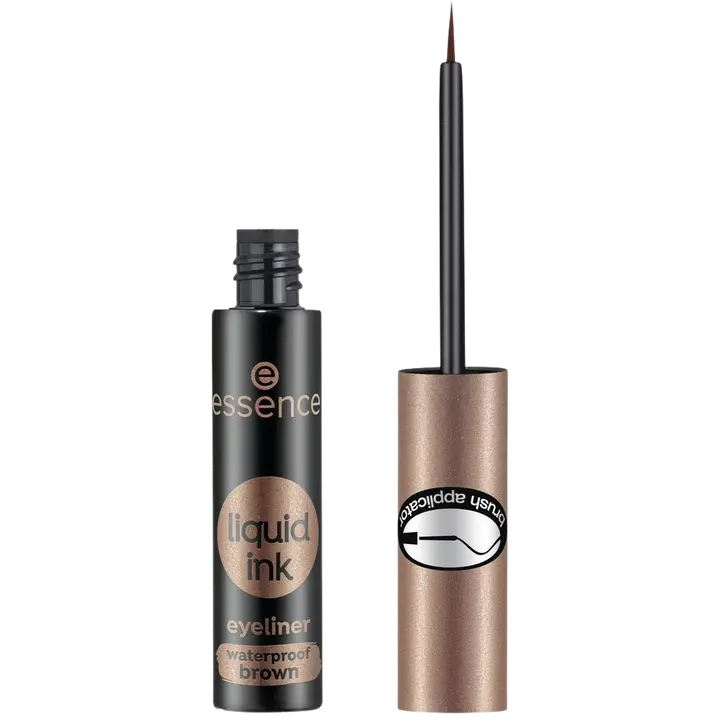 essence liquid ink eyeliner waterproof brown 02 Ash brown 3 ml