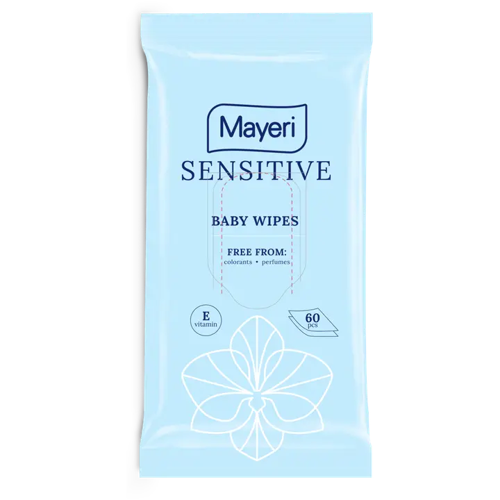 Mayeri Sensitive niisutatud salvrätikud beebidele 60tk