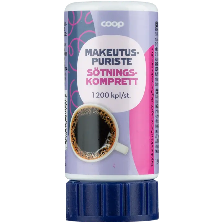 Coop makeutuspuriste 1200 kpl 72 g