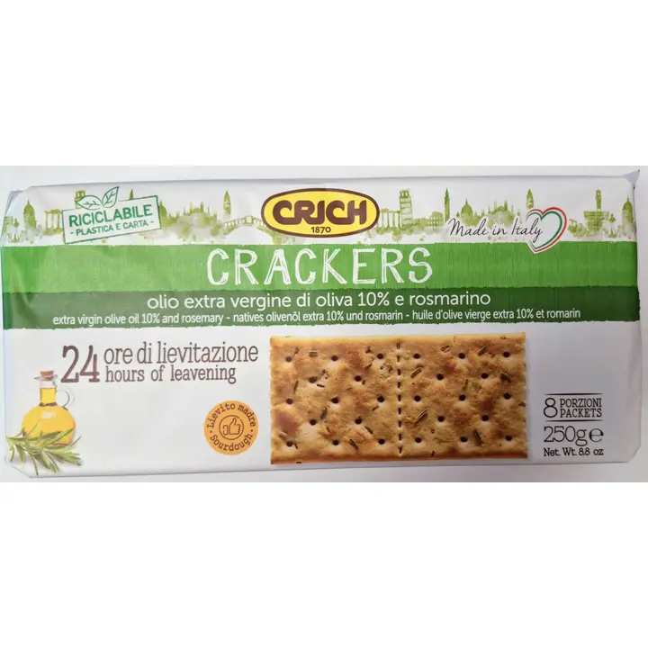 Crich kreekerid ekstra väärisoliiviõli 10% ja rosmariiniga 250g