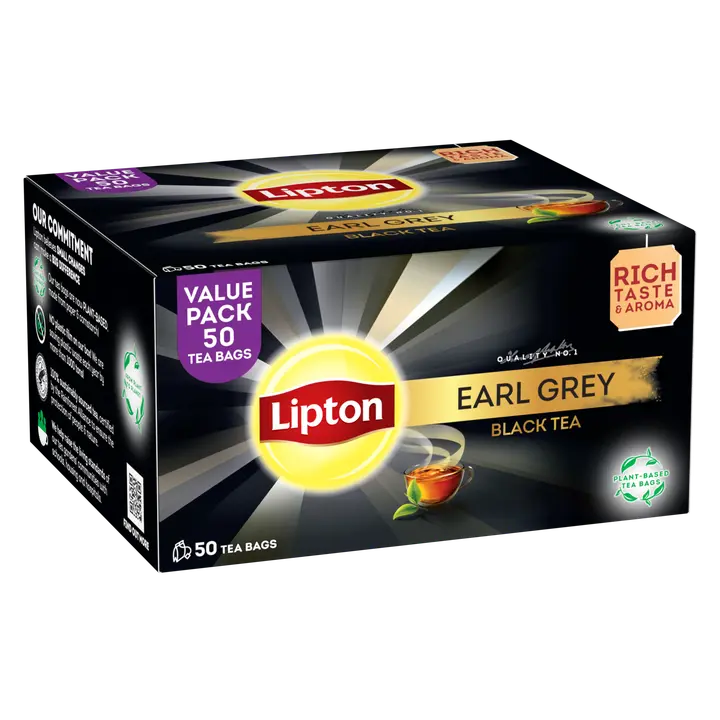 Lipton Musta Tee Earl Grey 50p/80g