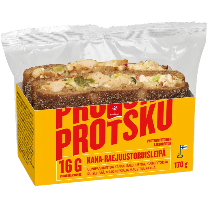 Saarioinen PROTSKU Kana-raejuustoruisleipä 170g