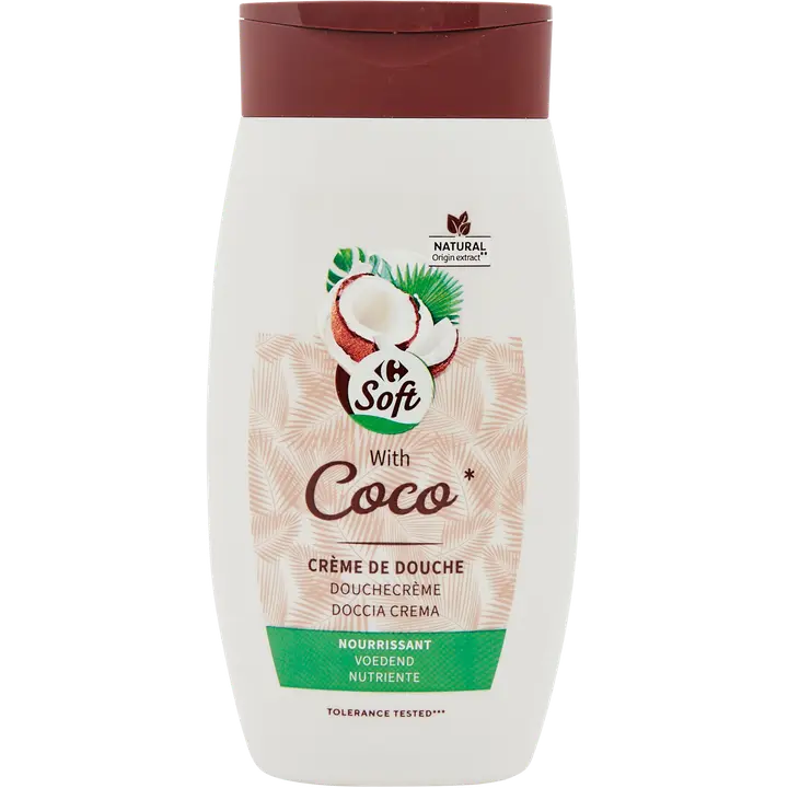 Dušikreem Carrefour kookospiimaga toitev 250ml