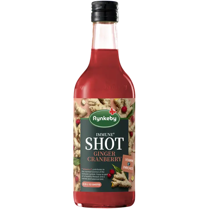 Rynkeby Hedelmä-inkivääri-karpalo täysmehushot 0,5 L