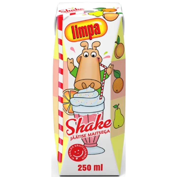 Limpa Shake jäätise maitsega apelsini-pirni-virsiku 250ml