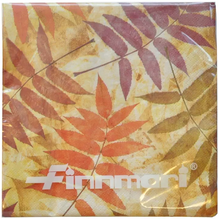 Finnmari Kahviservetti pihlaja 25x25 cm 20 kpl/pkt