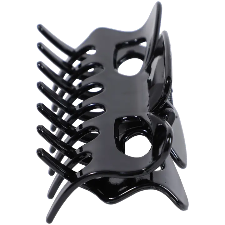 Raffini hauenleuka hiussolki 8cm musta