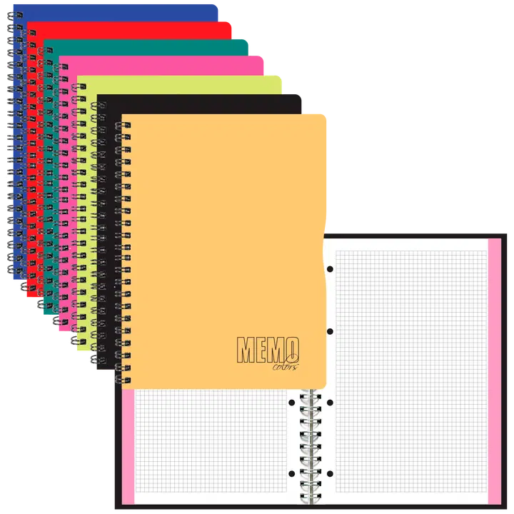 Memo colour a4 ruut  80 lehte