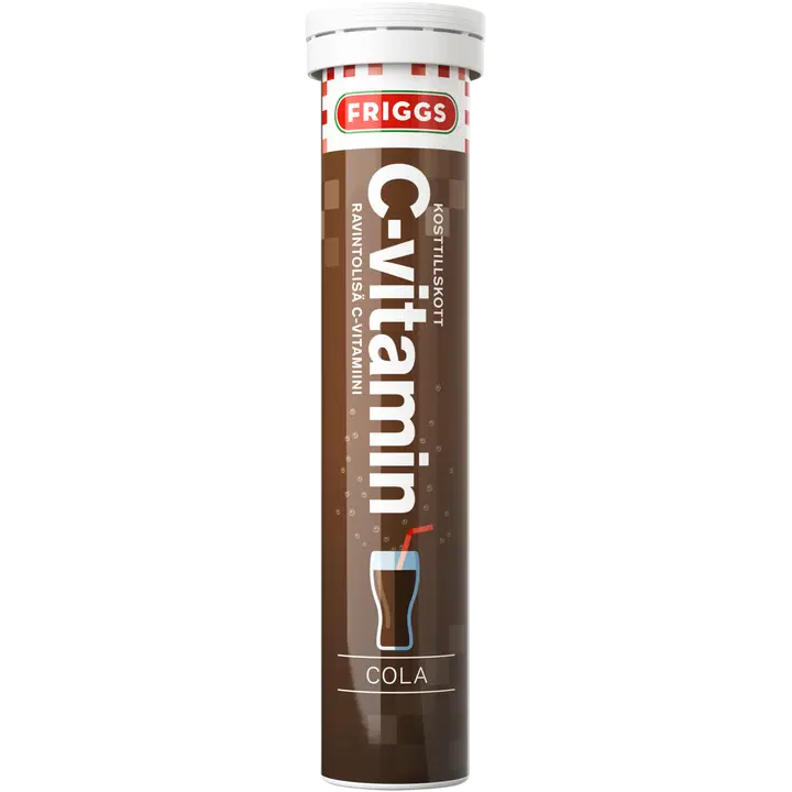 Friggs 1000mg C-vitamiini cola poretabletti 20kpl