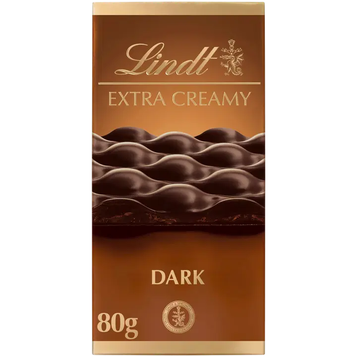 Lindt Extra Creamy tume šokolaad 80g
