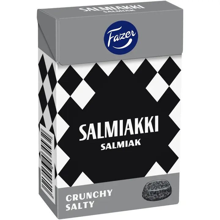 Fazer Salmiakki Crunchy Salty lakritsirae 70g