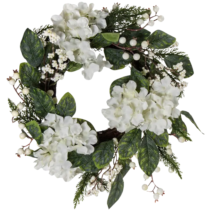 AmandaB kranssi valkoiset marjat 45cm