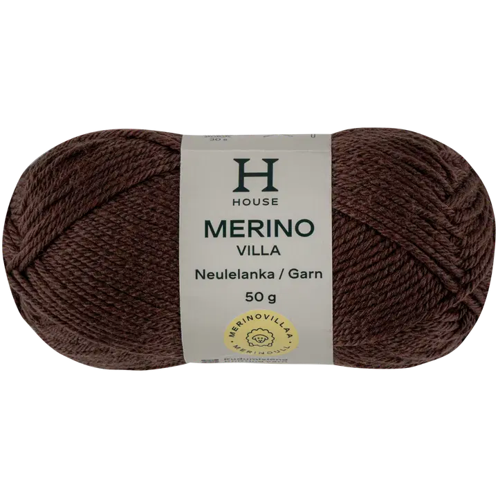 House lanka merinovilla 50g CNE-1833 dark brown