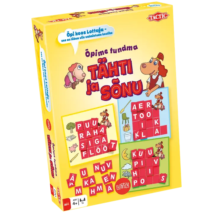 Lauamäng Lotte Õpime tähti ja sõnu
