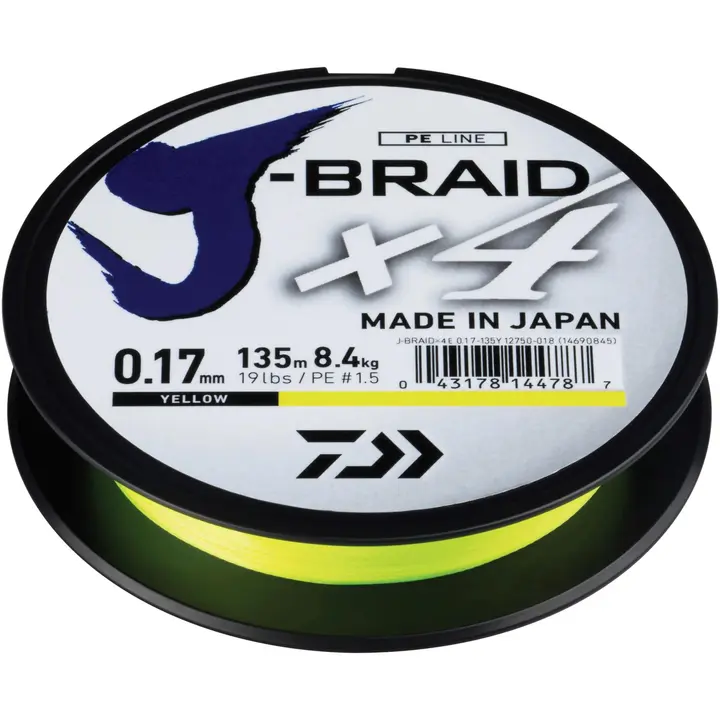 Õngenöör J-Braid X4 E0.19-135Y