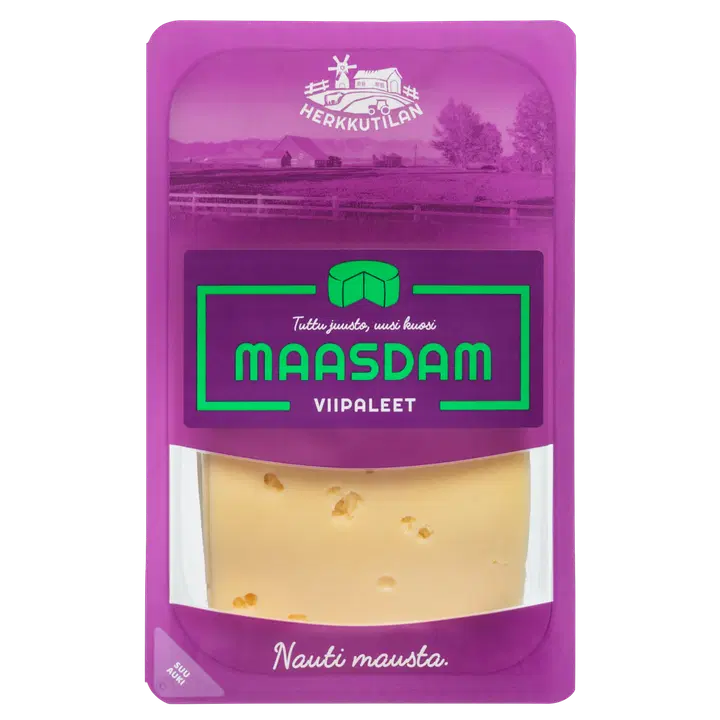 Herkkutilan Maasdamjuustoviipale 200g