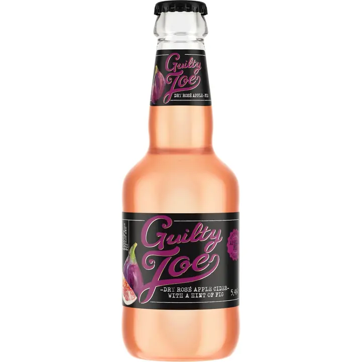 Happy Joe Guilty Joe Dry Rose Apple with a hint of Fig siideri 5,4% 0,275 l