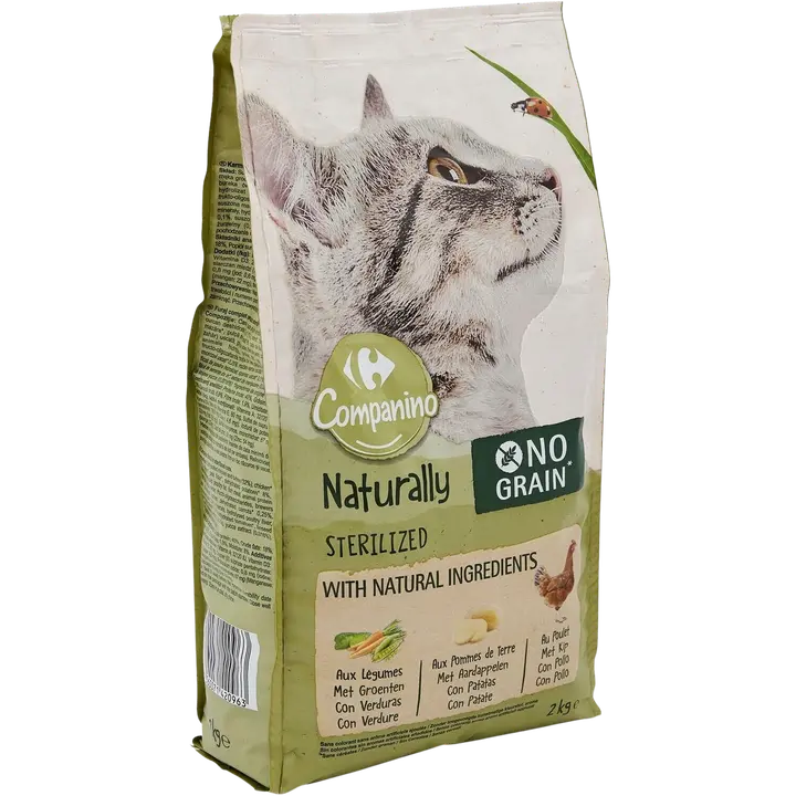 Carrefour Companino kuiv kassitoit kanaga 2 kg