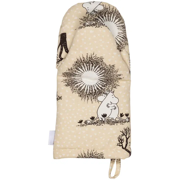 Moomin Arabia Muumi uunikinnas 15x34cm Rakkaus beige