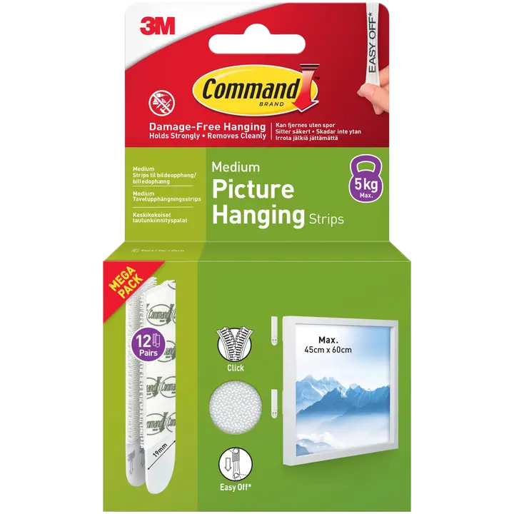 Command pildikinnitusribad M 12 paari