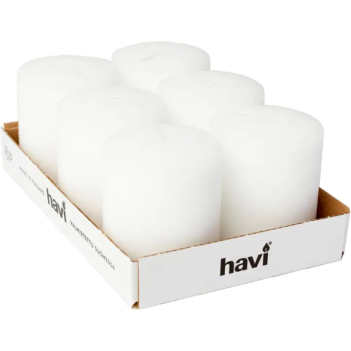 Havi hautakynttilä refill 6kpl 24h