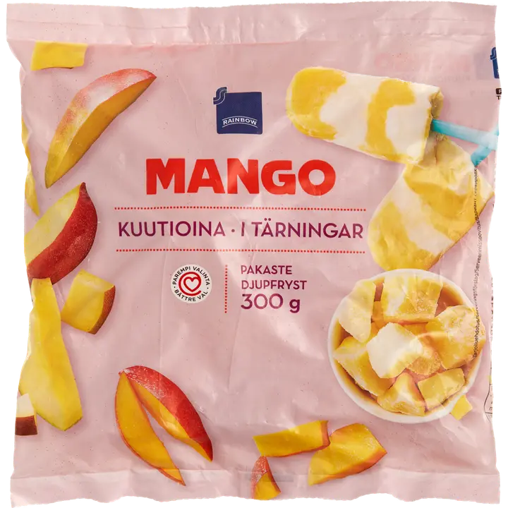 Rainbow mango kuutioina pakaste 300 g