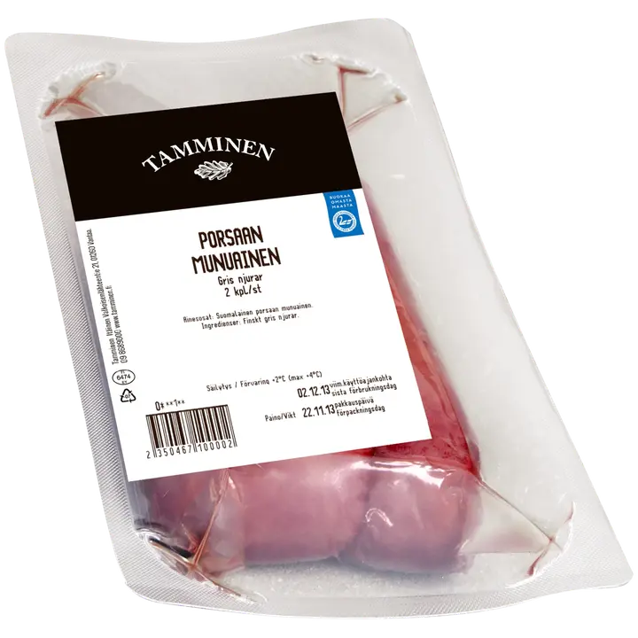 Tamminen porsaan munuainen n300g/2kpl
