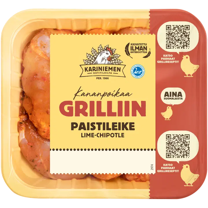 Kariniemen Kananpojan paistileike Lime-Chipotle 600 g