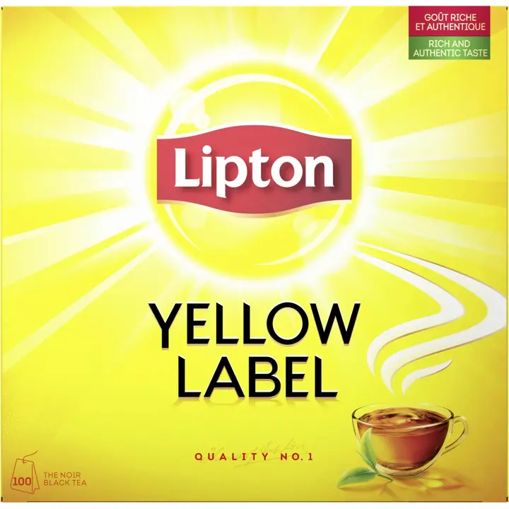 Lipton 100ps Yellow Label musta tee