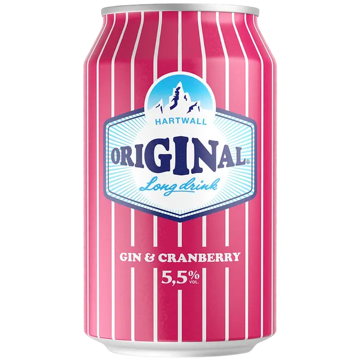 Hartwall original long drink cranberry 330ml