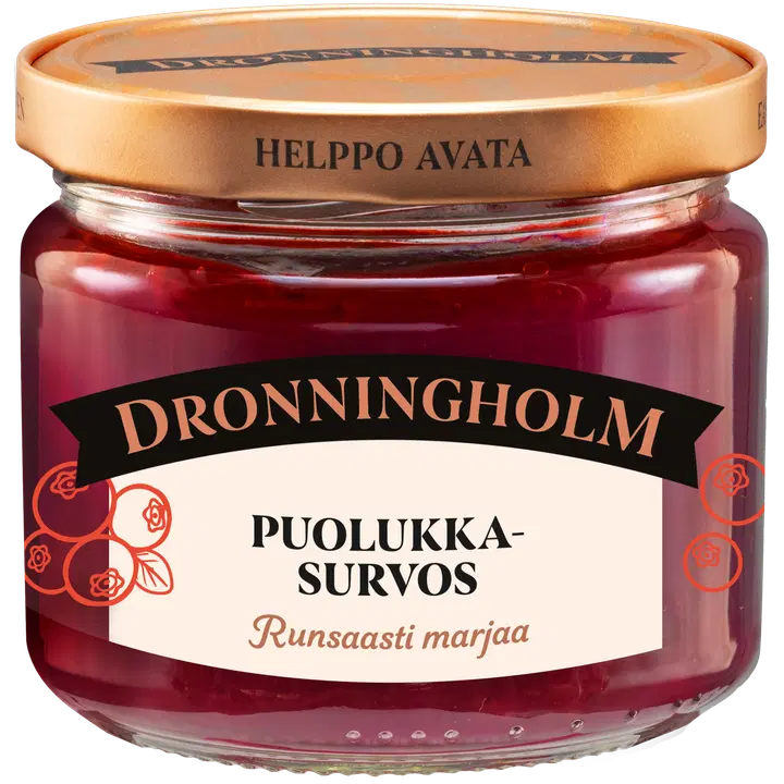 Dronningholm Krossade lingon 280 g