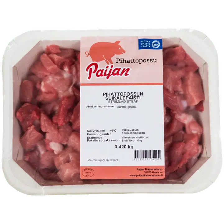 Paijan tilateurastamo porsaan paistisuikale n. 500 g