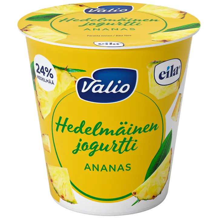 Valio hedelmäinen jogurtti ananas laktoositon 150 g