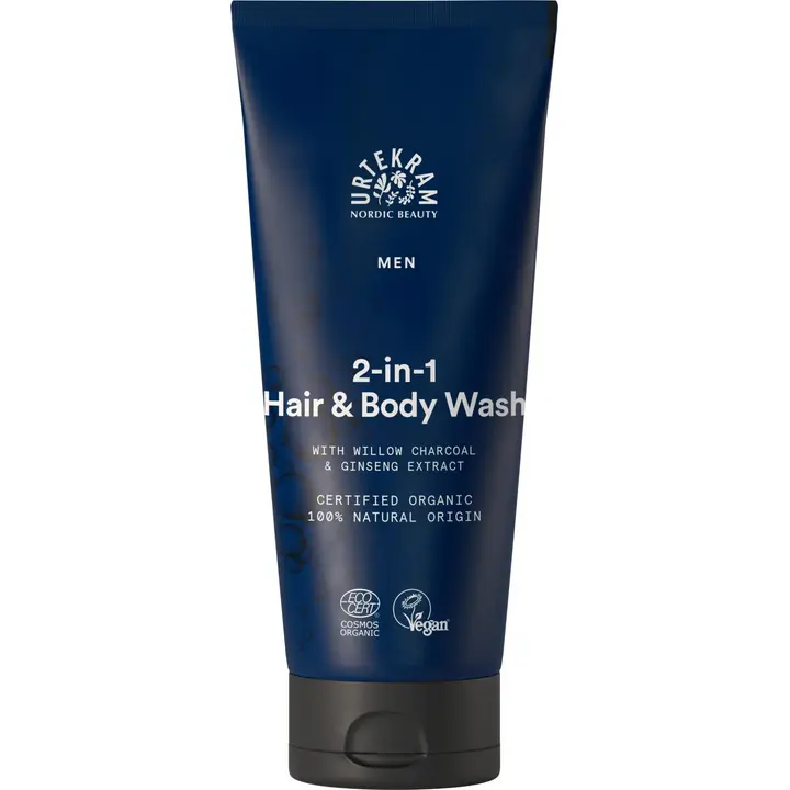 URTEKRAM MEN 2in1 Hair & Body Wash 200ml