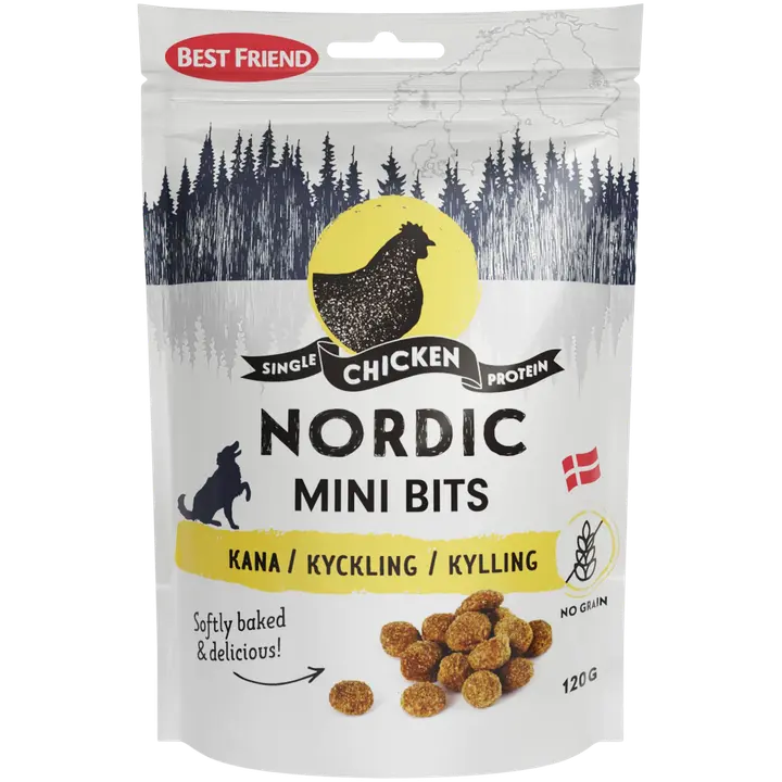 Best Friend Nordic Mini Bits kanamakupala 120 g